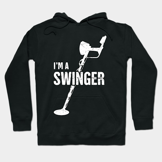 Swinger | Funny Metal Detecting Hoodie by Wizardmode